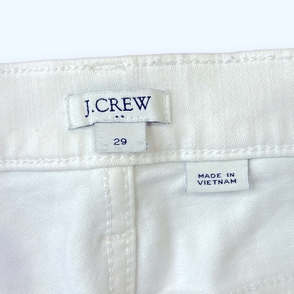 J. Crew Mid-Rise Skinny Jeans in Signature Stretch White Size 29 - Picture 9 of 12